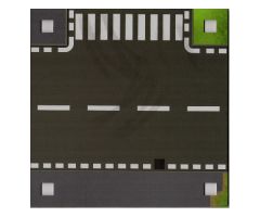 Paper Playmat Road T-Junction (853656)