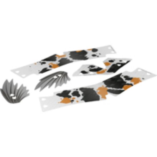 Plastic Koi Skin Sheet 1 of 2 for Set 81000-1