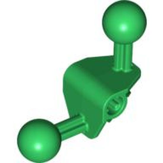 Bionicle Ball Joint 4 x 4 x 2 90 Degree with 2 Ball Joint and Axle Hole