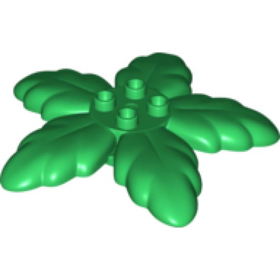 Duplo, Plant Palm Tree Leaves with 4 Top Studs