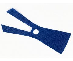 Minifigure, Body Wear Robe Cloth, Split in Front Long with Dark Blue and Blue Sides