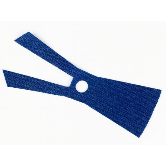 Minifigure, Body Wear Robe Cloth, Split in Front Long with Dark Blue and Blue Sides
