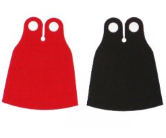 Minifigure, Body Wear Cape Cloth, Extended with Black and Red Sides (Zurg)