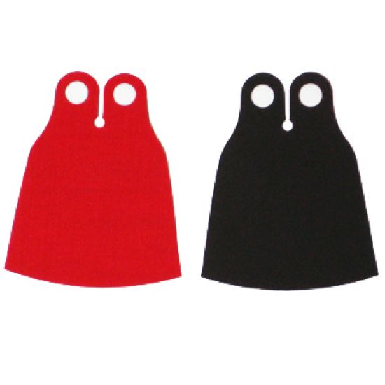 Minifigure, Body Wear Cape Cloth, Extended with Black and Red Sides (Zurg)