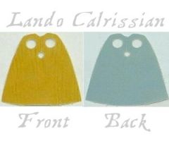 Minifigure, Body Wear Cape Cloth, Standard with Yellow and Blue Sides (Lando Calrissian)