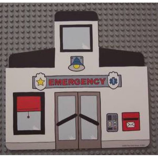 Plastic Facade Duplo Emergency Room (3619)