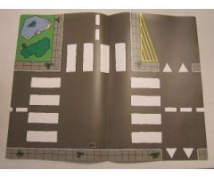 Plastic Playmat Duplo, with Traffic Town Pattern (Set 3619)