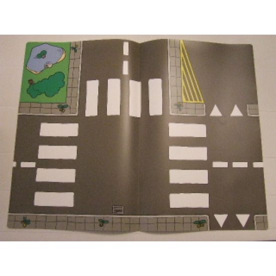 Plastic Playmat Duplo, with Traffic Town Pattern (Set 3619)
