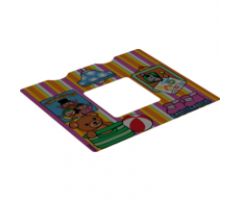 Plastic Duplo Wallpaper with Bedroom Interior Pattern (fits inside 11335)