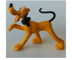 Dog, Disney with Black Collar, Ears, Nose and Tail and White Eyes Pattern (Pluto)