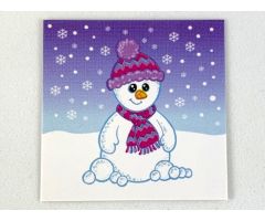 Clikits Paper, Insert 4 x 4 for Frame clikits011, Snowman