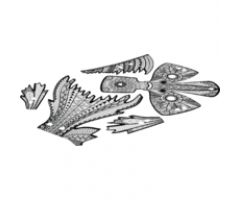 Plastic Skin Ink Koi Sheet 1 of 2 for Set 81003-1