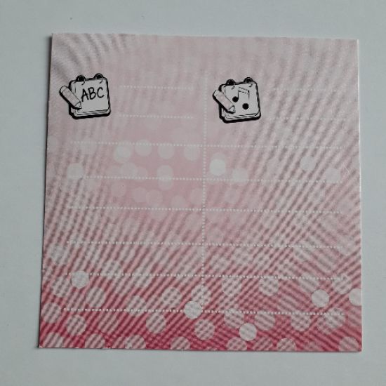 Clikits Paper, Insert 10 x 10 for Frame clikits069, List with Pink Background Image