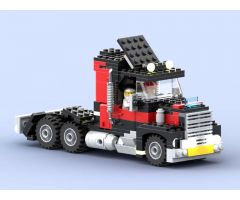 Black cat truck 5571 Minifigure scale