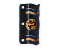 Plastic Flag 3 x 6 Ninja Pattern Black