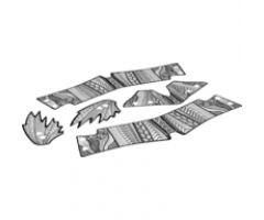 Plastic Skin Ink Koi Sheet 2 of 2 for Set 81003-1