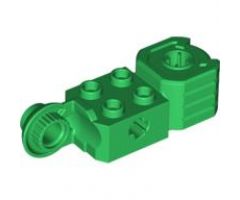 Technic, Brick Modified 2 x 2 with Axle Hole, Rotation Joint Ball Half (Vertical Side), Vertical Axle Hole End (Fist)