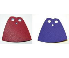 Minifigure, Body Wear Cape Cloth, Standard with Dark Red and Dark Purple Sides