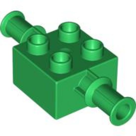 Duplo, Brick 2 x 2 with Digger Bucket Arm Holder