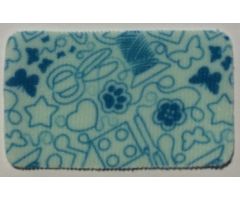 Cloth Sewing, Rectanglular, Rounded Corners, Stars and Butterflies Pattern