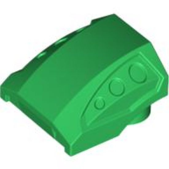 Slope, Curved 2 x 2 with 3 Side Ports Recessed