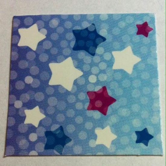 Clikits Paper, Insert 4 x 4 for Frame clikits011, Stars Image