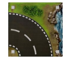Paper Playmat Road Curved #2 (853656)