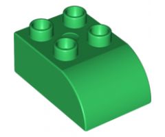 Duplo, Brick 2 x 3 with Curved Top