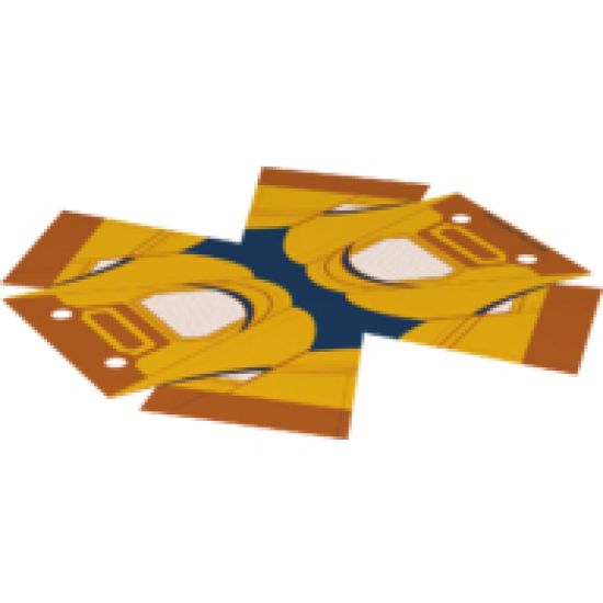 Plastic Tent with Jungle Pattern