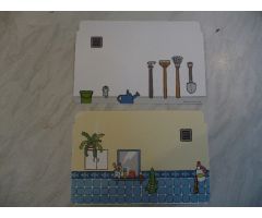 Plastic Backdrop - Outside Tap & Tools / Bathroom