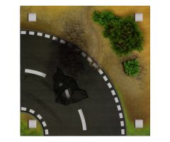 Paper Playmat Road Curved #1 (853656)