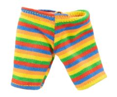 Duplo, Doll Cloth Pants with Rainbow Stripes Pattern