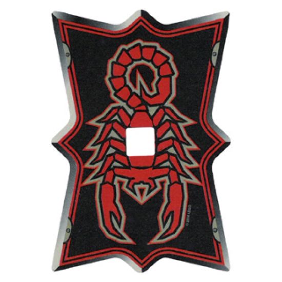 Plastic Shield (Undetermined Material Type) for Large Figures with Knights Kingdom Vladek Scorpion Pattern