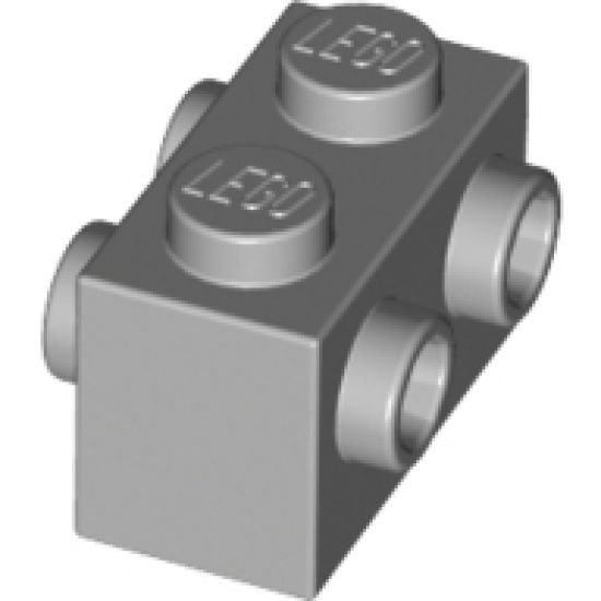 Brick, Modified 1 x 2 with Studs on 2 Sides