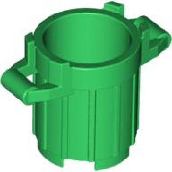 Container Trash Can with 4 Cover Holders