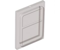 Glass for Train Door with Lip on All Sides