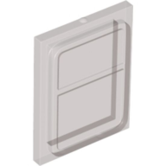 Glass for Train Door with Lip on All Sides