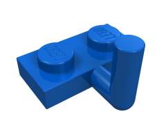 Plate, Modified 1 x 2 with Bar Arm Up (Horizontal Arm 6mm)