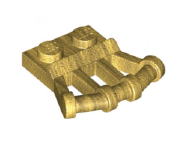 Plate, Modified 1 x 2 with Angled Bar Handles on Side