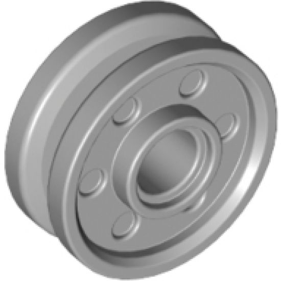 Wheel 18mm D. x 8mm with Fake Bolts and Deep Spokes with Inner Ring
