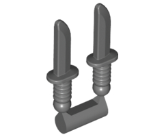 Minifigure, Weapon Knives, 2 on Sprue