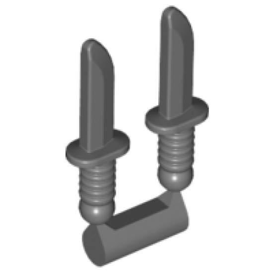 Minifigure, Weapon Knives, 2 on Sprue