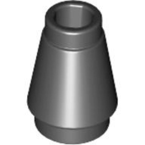 Cone 1 x 1 with Top Groove