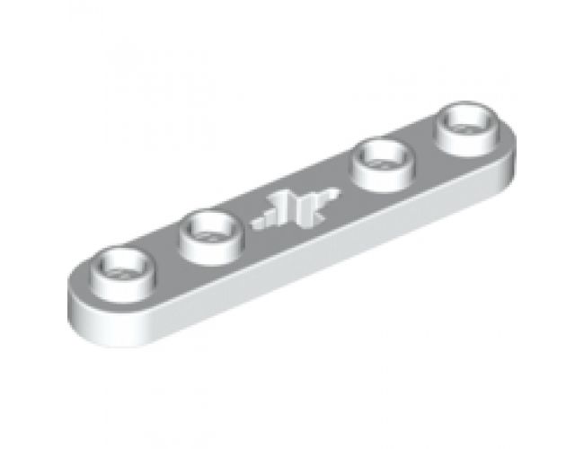 Technic, Plate 1 x 5 with Smooth Ends, 4 Studs and Center Axle Hole