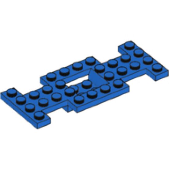 Vehicle, Base 4 x 10 x 2/3 with 2 x 2 Recessed Center with Smooth Underside, No Center Hole