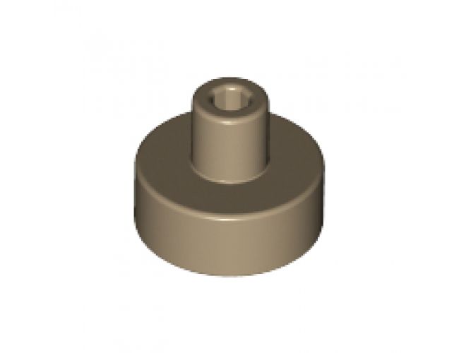 Tile, Round 1 x 1 with Bar and Pin Holder