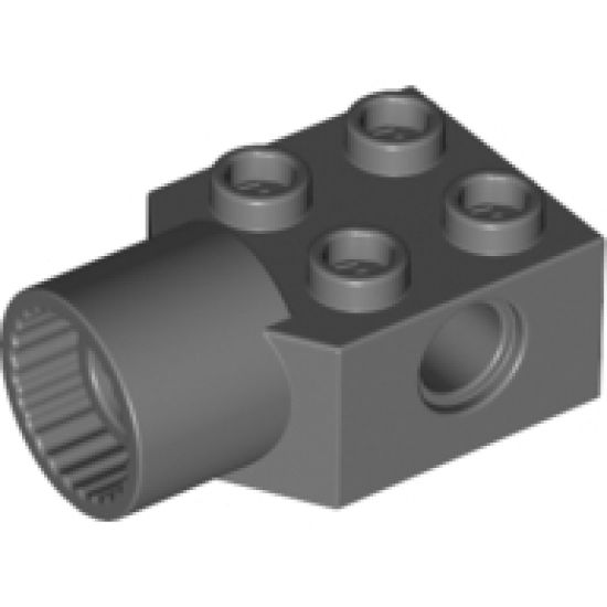 Technic, Brick Modified 2 x 2 with Pin Hole, Rotation Joint Socket