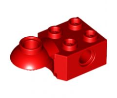 Technic, Brick Modified 2 x 2 with Pin Hole, Rotation Joint Ball Half (Horizontal Top)