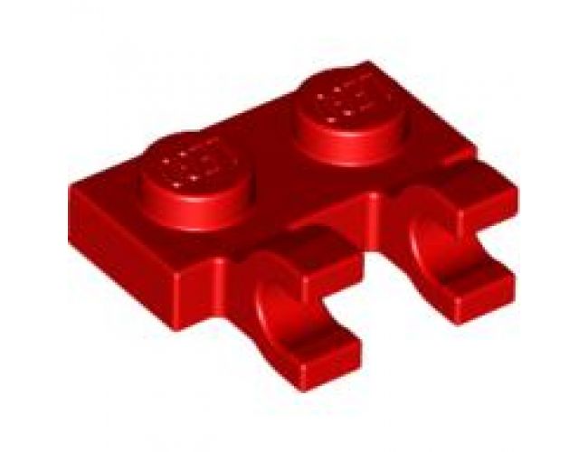 Plate, Modified 1 x 2 with 2 Open O Clips (Horizontal Grip)