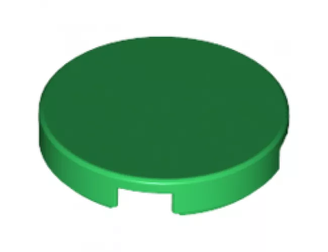 Tile, Round 2 x 2 with Bottom Stud Holder